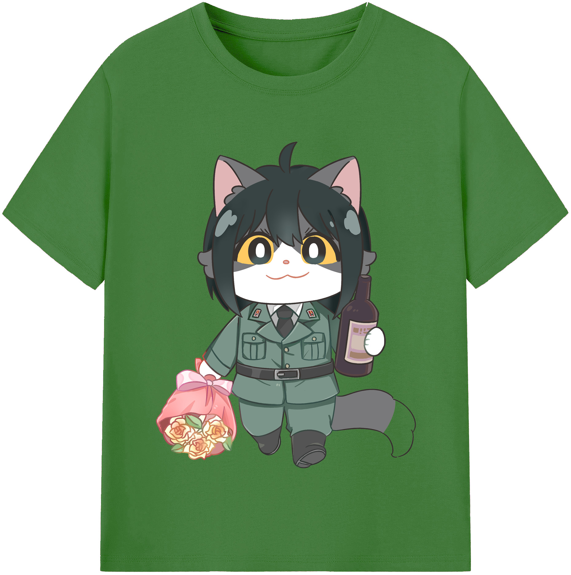 （画像用） SPY×FAMILY间谍家家酒 レディースカジュアルプリントTシャツ（綿100％）